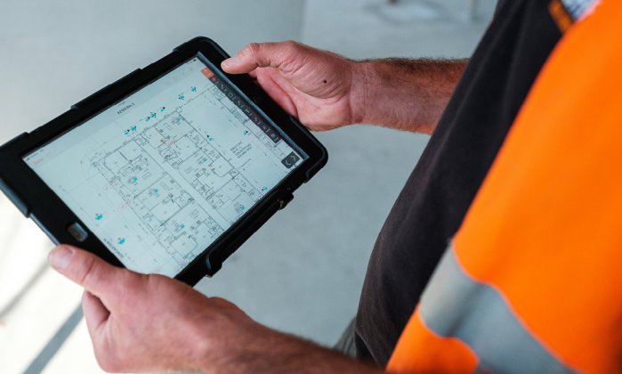 Procore in use Unispace, Procore, workplace design, workplace design, interior design