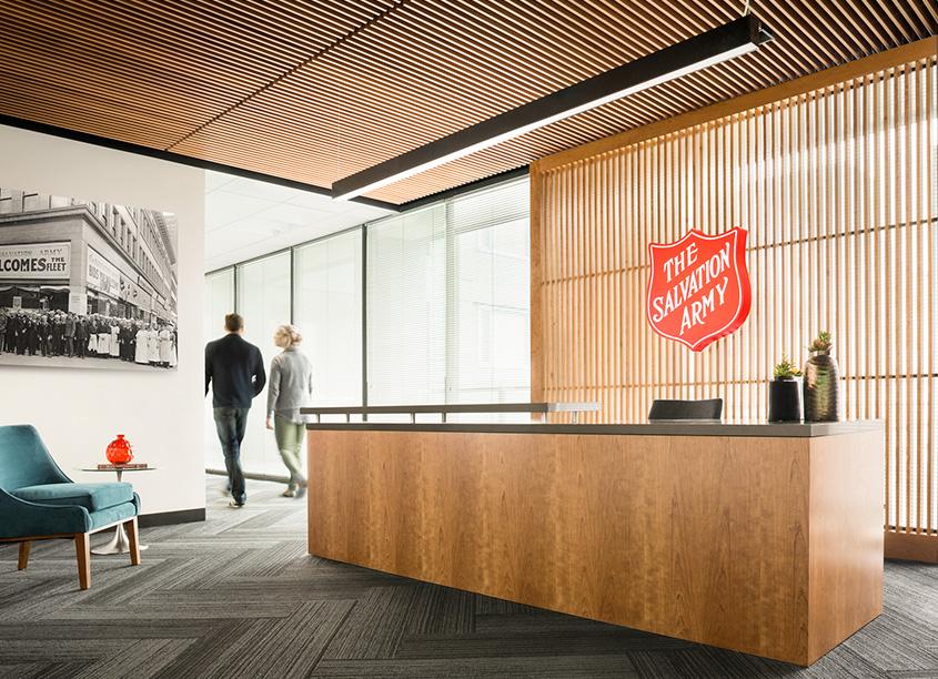 Workspace and Office Design Projects in San Francisco: The Salvation Army