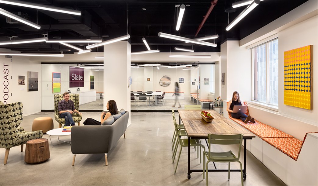 Workspace and Office Design Projects in New York: Slate Magazine